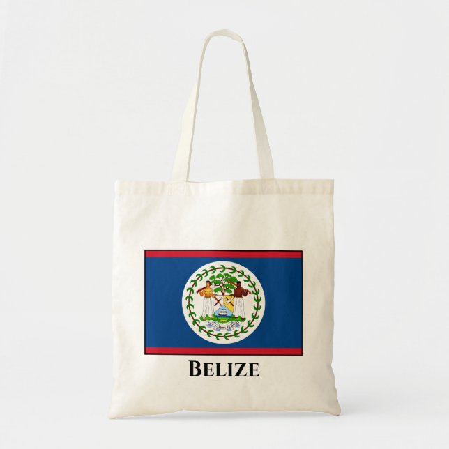 Belize Flagga Tygkasse (Framsidan)