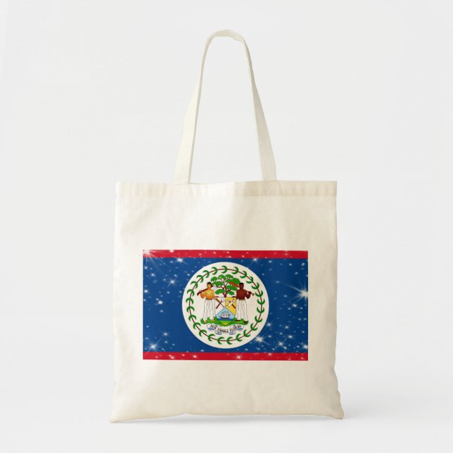 Belize Flagga Tygkasse (Framsidan)