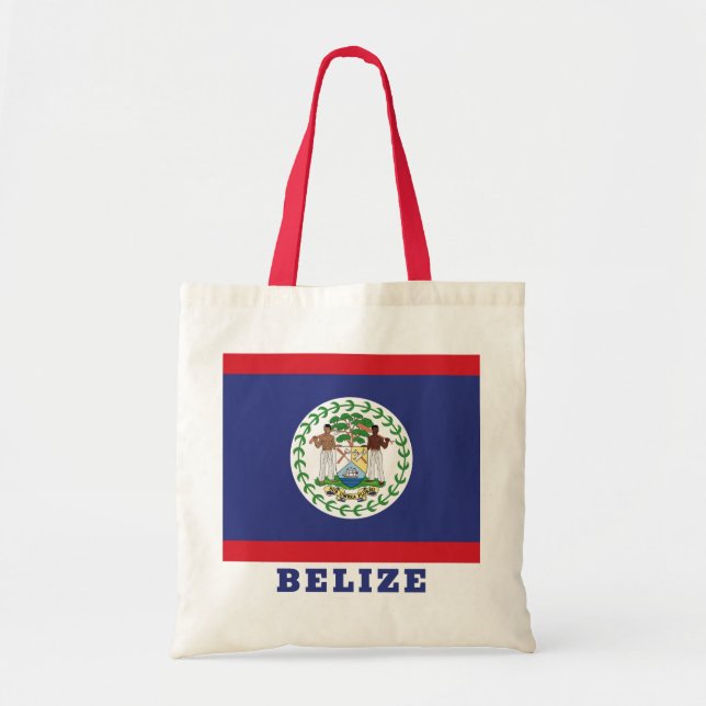 Belize Flagga Tygkasse (Framsidan)