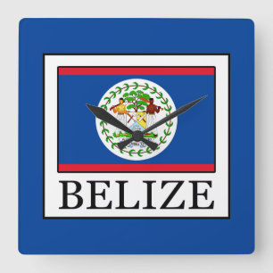 Belize Fyrkantig Klocka