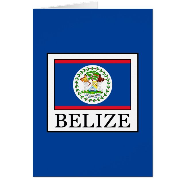 Belize Hälsningskort (Framsidan)