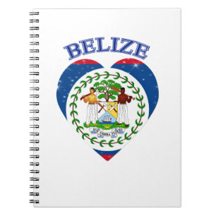 Belize Heart Anteckningsbok