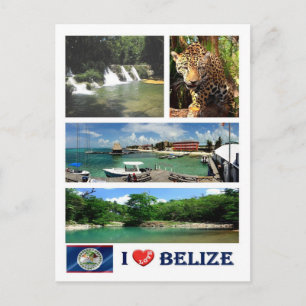 Belize - I Kärlek - Vykort