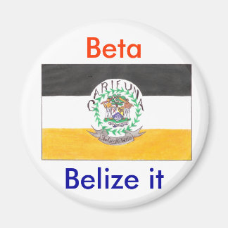 Belize it magnet