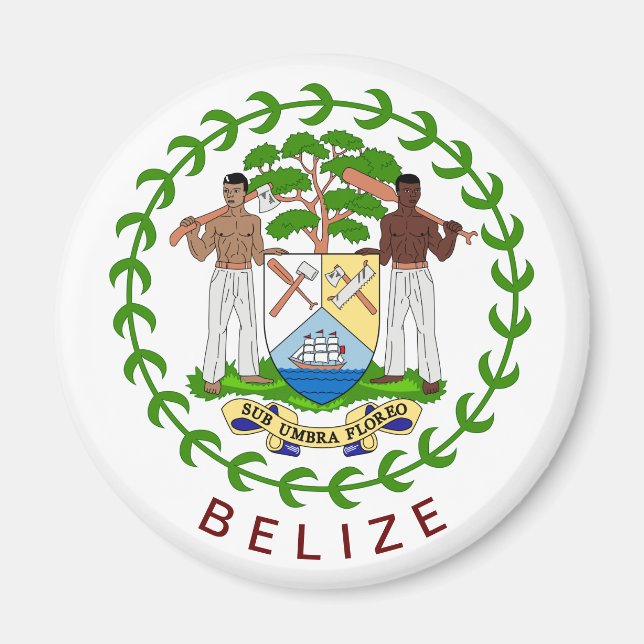 Belize Jackar om Arm Magnet (Framsidan)