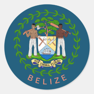 Belize Jackar om Arm Runt Klistermärke