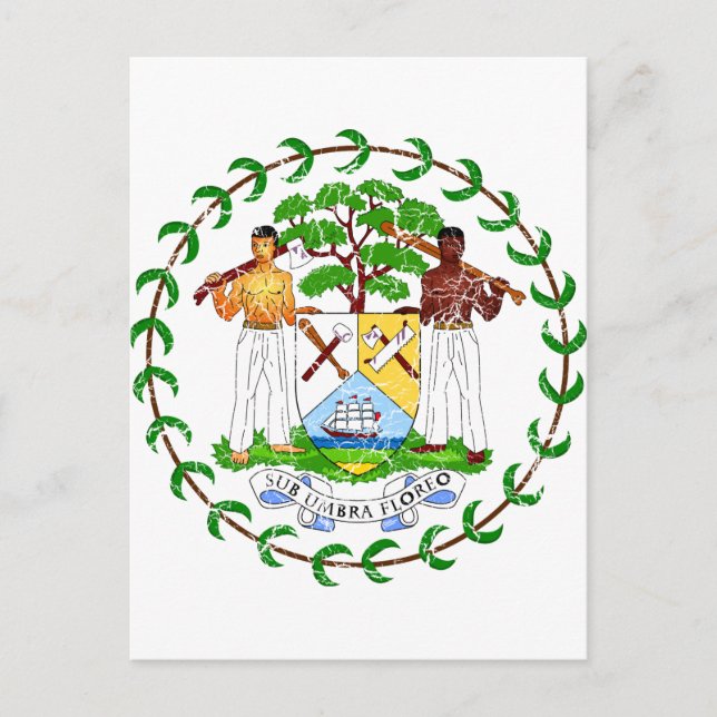 Belize Jackat av Arm Vykort (Framsida)