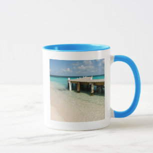 Belize, Karibiska havet, Goff Caye. En liten ö Mugg
