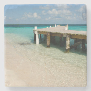 Belize, Karibiska havet, Goff Caye. En liten ö Underlägg Sten