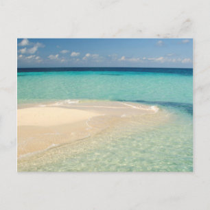 Belize, Karibiska havet. Goff Caye, en liten ö Vykort