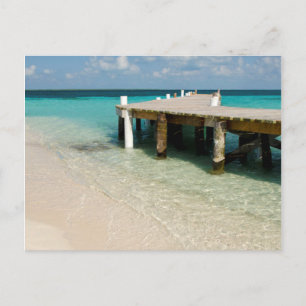 Belize, Karibiska havet, Goff Caye. En liten ö Vykort