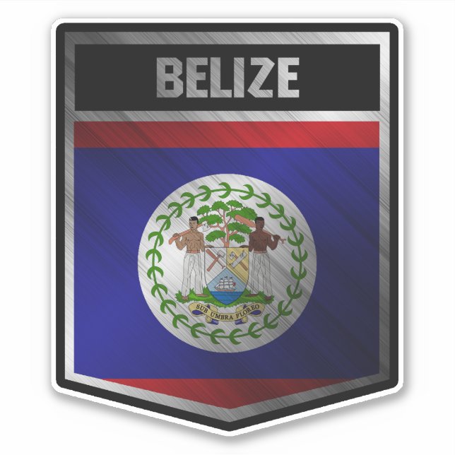 Belize Klistermärken (Framsida)