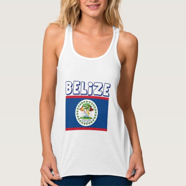 Belize Linne Med Racerback (Framsida)