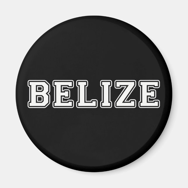 Belize Magnet (Framsidan)