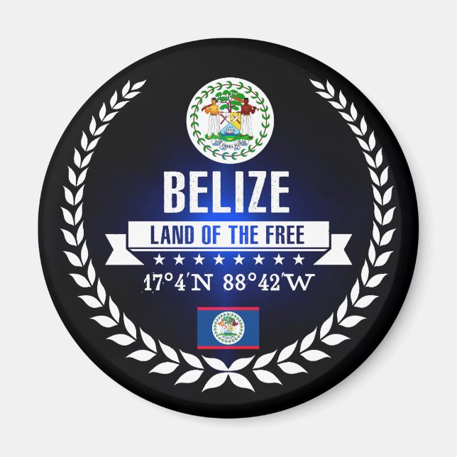Belize Magnet (Framsidan)