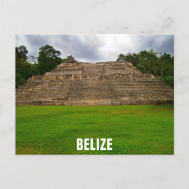 Belize Mayan Ruins Caracol Travel Photo Vykort