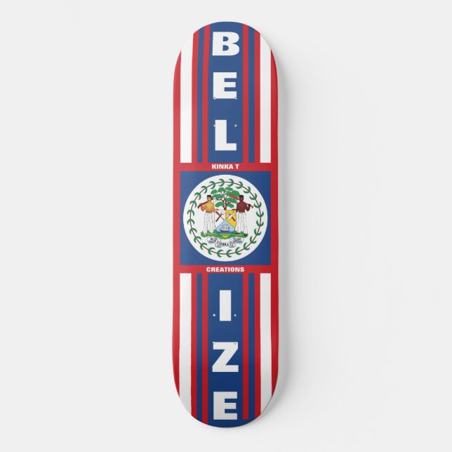 Belize Mini Skateboard Bräda 18,5 Cm (Framsida)