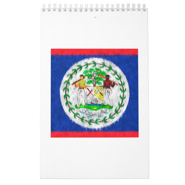 Belize Oljemålning Teckning Kalender (Omslag)