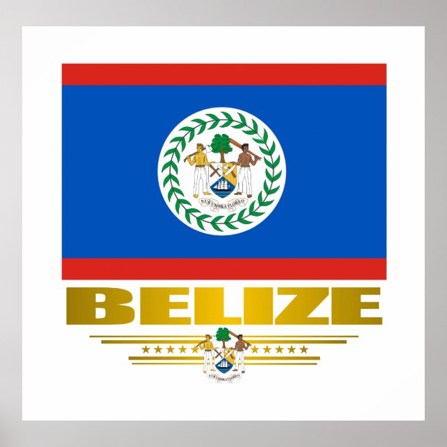 "Belize Pride" Poster och skriver ut (Framsidan)