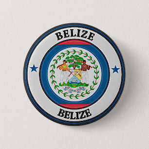 Belize Round Emblem Knapp