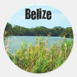 Belize Runt Klistermärke