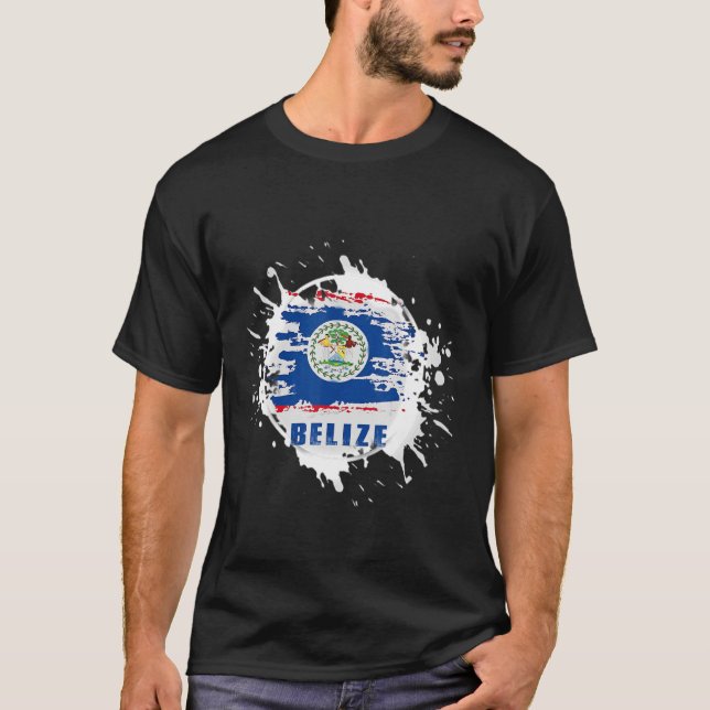 Belize Stänk T Shirt (Framsida)
