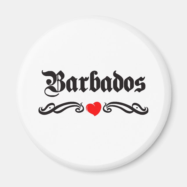 Belize Tatto Stil Magnet (Framsidan)