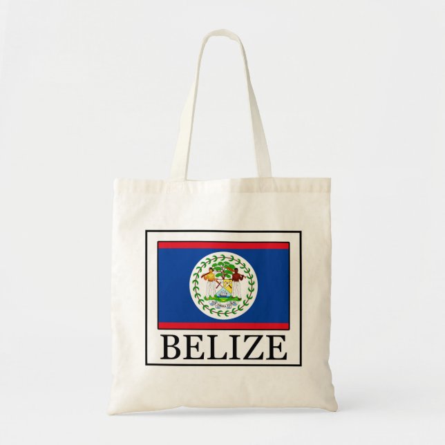 Belize tote bag tygkasse (Framsidan)