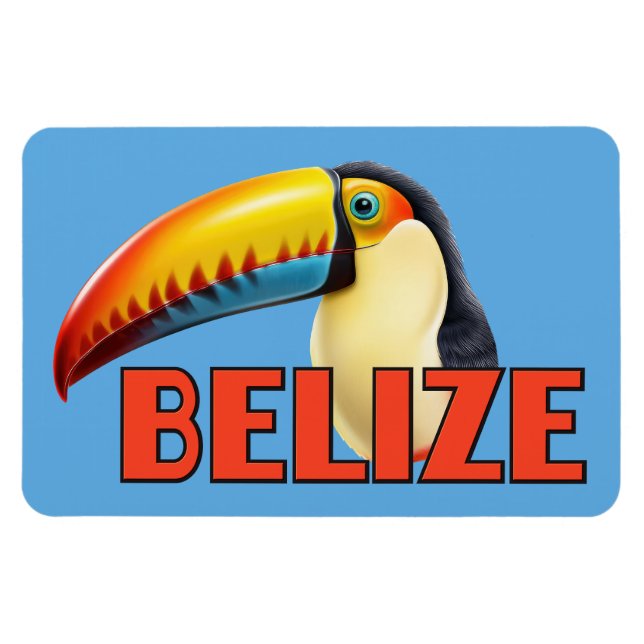 BELIZE Toucan Magnet (Horisontell)