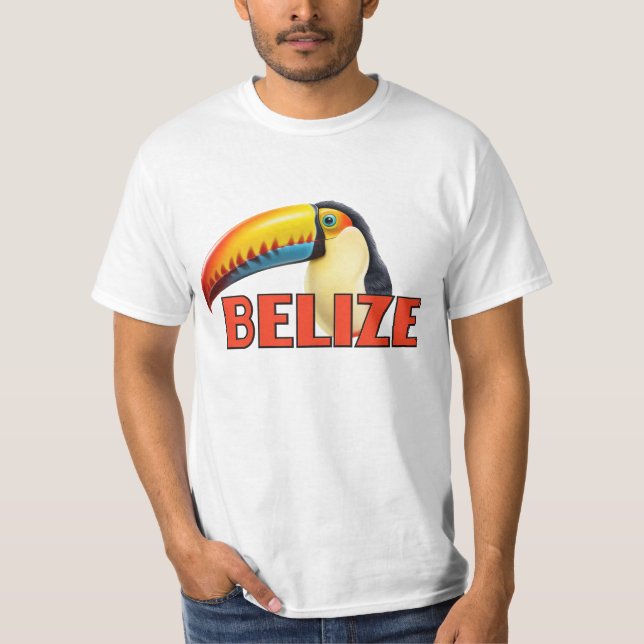 BELIZE Toucan T Shirt (Framsida)