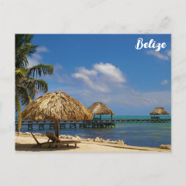 Belize Tropical Beach Ambergris Caye Vykort