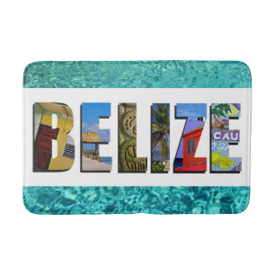Belize Tropical Beach Blue Ocean Travel Photo Badrumsmatta