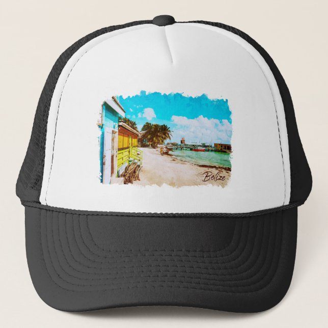Belize Tropical Paradise Travel Keps (Framsida)
