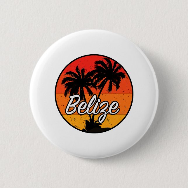 Belize Vacation Travel Souvenir Gift Knapp (Framsida)