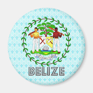Belize vapensköld magnet