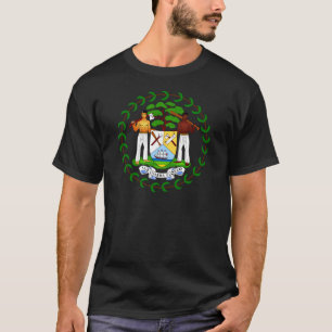 Belize vapensköld t-shirt