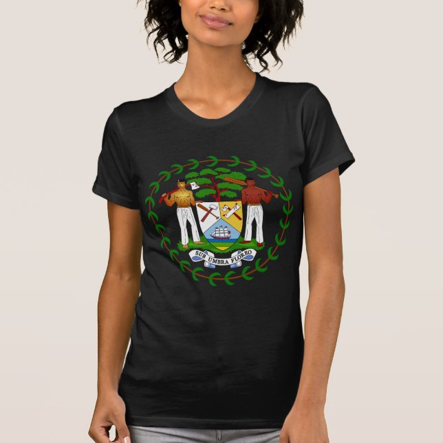 Belize vapensköld tee shirt (Framsida)