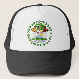 Belize vapensköldhatt truckerkeps