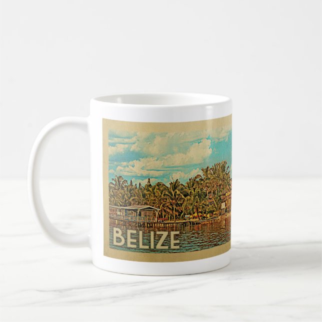 Belize Vintage resor Kaffemugg (Vänster)