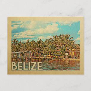 Belize Vintage resor Vykort