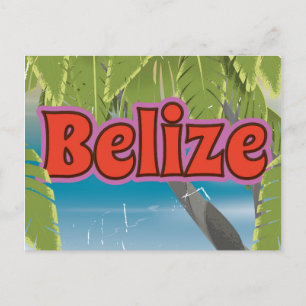Belize vintage-semester poster vykort