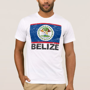 Belize vintageflagga tee shirt