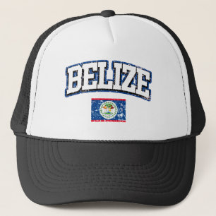 Belize vintageflagga truckerkeps