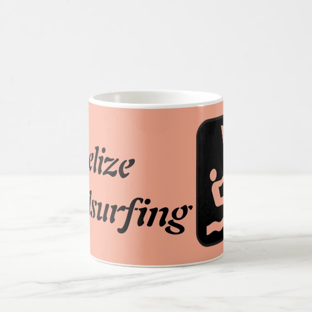 Belize Windsurfing (Long Caye Glovers's Reef Afee) Kaffemugg (Center)