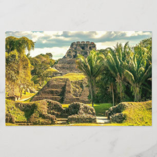 Belize Xunantünch stilized pappra lakan
