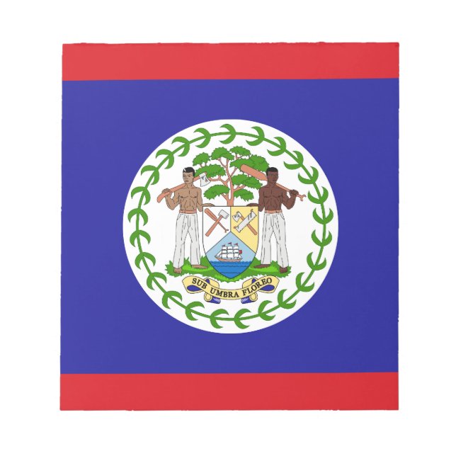 Belizean Flagga Anteckningsblock (Framsida)