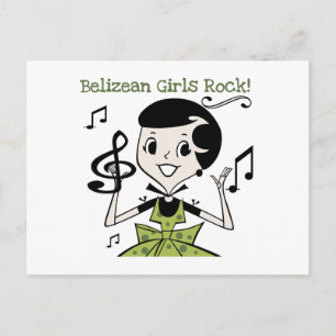Belizean Girls Sten Vykort