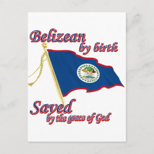 Belizean vid födseln räddad av Guds nåd Vykort
