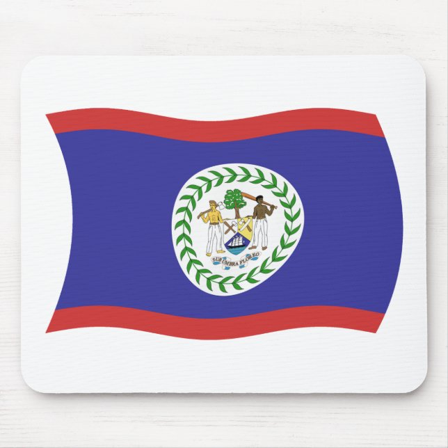 Belizes flag musmattor (Framsidan)