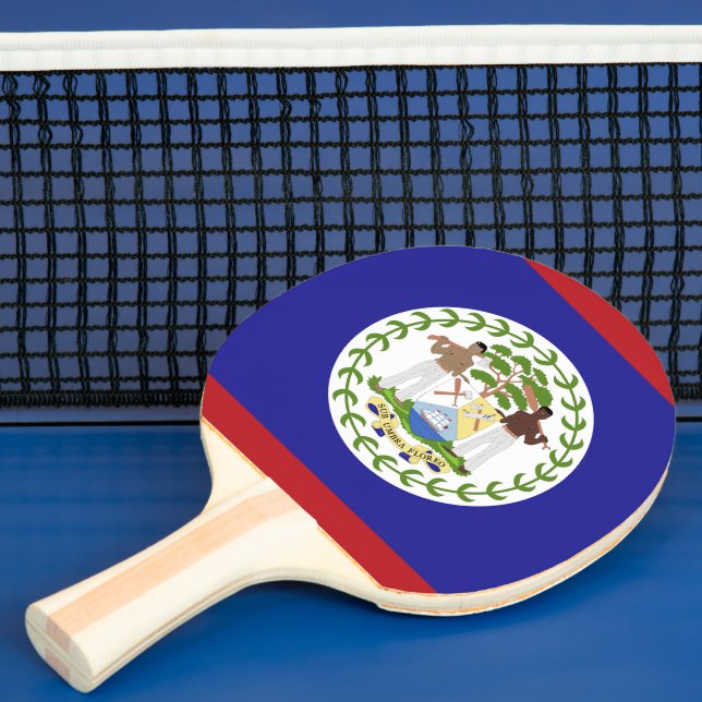 Belizes flagga pingisracket (Insitu)